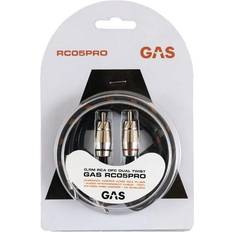 GAS RC05PRO trippelskärmad RCA-kabel, 0.5