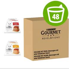 Gourmet Husdjur Gourmet 48x57g Revelations Mousse Okse & Kylling kattefoder