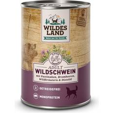 Husdjur Wildes land Wildes Land Classic Vildsvin dåsemad, 400g