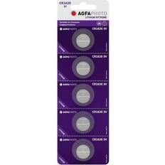 AGFAPHOTO CR1620 5-pack AgfaPhoto knappcellsbatteri Lithium, 3V