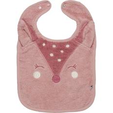 Frotte hagesmæk Pippi Hagesmæk Frotté Misty Rose m. Ræv OneSize Baby Hagesmæk