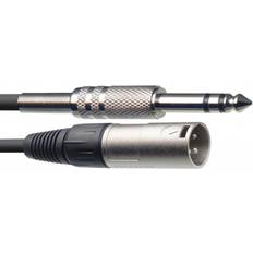 Stagg SAC3PSXM 3M Stereo Jack to Male XLR Cable