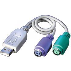 Ps 2 usb adapter Value USB-PS/2 adapter omvandlare USB-PS/2 USB