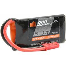 Lipo 3.7v Spektrum LiPo 800mAh 1S 3.7V 30C LiPo Battery; JST