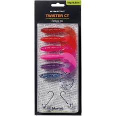 Kinetic Fiskeset Kinetic Twister CT 15g/8,5cm Rainbow Mix