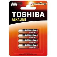 Toshiba LR03GCA BP-4C hushållsbatteri Engångsbatteri AAA Alkalisk