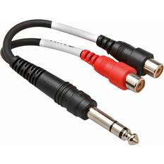 YPR-102 6.35mm TRS Touchscreen 2 RCA