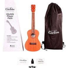 Ukulele Cordoba Concert Ukulele Player Pack Mahogany