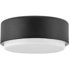 Lighting Hinkley Cedric 12" Wide Black Ceiling Flush Light