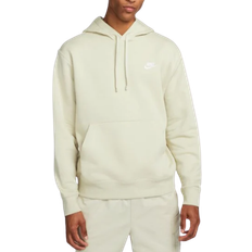 Nike Sportswear Club Fleece Pullover Hoodie - Rattan/White