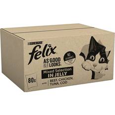 Felix as good as it looks Purina Felix As Good As It Looks Mixed Selection in Jelly 80x100g