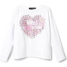 Paljetter T-shirts Barnkläder Desigual Kid's Alba T-shirt - White (22WGTK05)