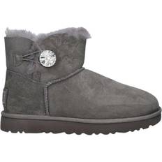 UGG Mini Bailey Button Bling - Grey