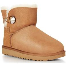 Ugg mini bailey UGG Mini Bailey Button Bling - Chestnut/Gold