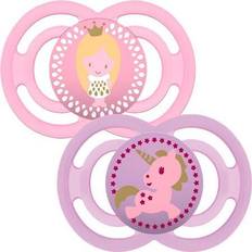 Pink Pacifiers Mam Perfect 12 Mdr Sut 2 PCS