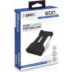 Discos duros Emtec X210G 500 GB Negro, Blanco