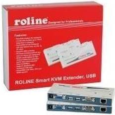 Liens Audio et Vidéo sans Fil Roline USB Extendeur KVM RJ45 150 m