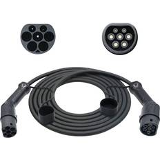 Sinox Billaddarkabel elbil Typ 2 Fas 7,2KW - 5m 5m