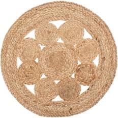 Marron Nappes Secret de Gourmet Set Table en Jute Ajouré 38 cm Naturel Nappe Marron