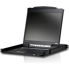 Switch KVM Aten CL3000N Console LCD Leggera a Guida 19 in 1280 x 1024 Pixel Metallo Nero