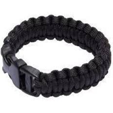 Paracord Paracord Survival Bracelet - Black