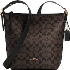 Womens duffle bags Coach Val Duffle Bag In Signature Canvas - Gold/Brown/Black