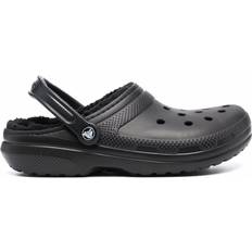 Synthetic Outdoor Slippers Crocs Classic Lined - Black