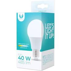 4500k led Forever Light LED-Lampa E27, 6W, 230V, 4500K, Vit neutral