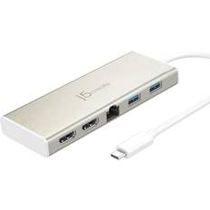 j5create JCD381-N USB Type-C™ mini-dock 3.1 HUB/PD2.0, Gen Gen Type-C, HDMI, PS/2, USB Gen
