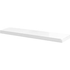 Dolle Estante flotante Big Boy (L x An x Al: 115 x 25 x 5 cm, Blanco brillante, Carga soportada: 30 kg)