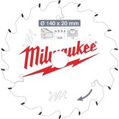 Milwaukee CSB P Wood Sågklinga 140x1,6x20mm 18T