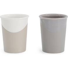 Twistshake Tazas Twistshake Kop 170ml 2-pak, Grå/Hvid