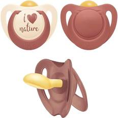 Nuk napp latex Nuk 0-6m Pacifier for Nature La 2 Red 2/box