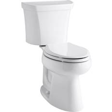 Toilets Kohler Highline 2-Piece 1.0 GPF Single Flush Elongated Toilet in White