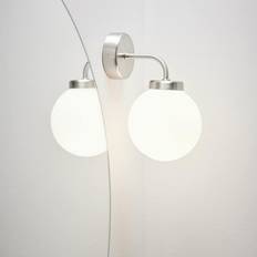 Vägglampa Globe Borstad