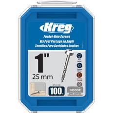 Kreg #7 1-in Zinc-Plated Interior Pocket Hole Screws 100-Per Box 100st