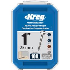 Kreg Byggmaterial Kreg #7 1-in Zinc-Plated Interior Pocket Hole Screws 100-Per Box