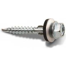 Heco Sølv 412048035474H Farmarskruv plasttak, 100-pack