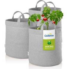 Pots, Plants & Cultivation Coolaroo 10 Gallon Round Fabric Grow Bag with Drainage Holes Durable