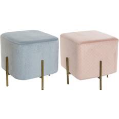 Dkd Home Decor S3023153 Foot Stool 42cm 2pcs