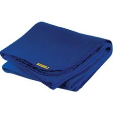 Travel Blue Blanket, 152 Cm X 127 Cm Tæppe Tæppe Blå