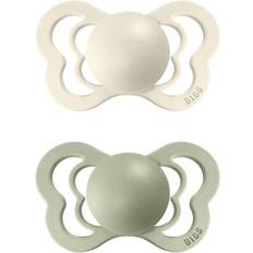 Bibs couture Bibs Couture Latex Sutter Anatomical Ivory/Sage 2-pack