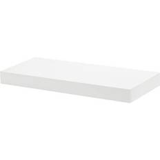 Azulejos Dolle Estante flotante Big Boy (L x An x Al: 44,5 x 25 x 5 cm, Blanco, Carga soportada: 30 kg)