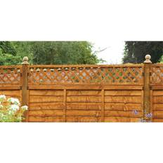 Garden trellis Forest Garden Fence Top Trellis Diamond Lattice