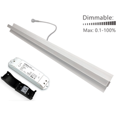 Led skinne til troldtekt Green:Id planforsænket driver Loftplafond