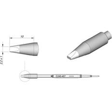 Tools C245407 Loddespids Mejselform, lige Spidsstørrelse 1.0