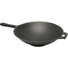 Cast Iron Wok Pans Bayou Classic 13-in Cast Iron