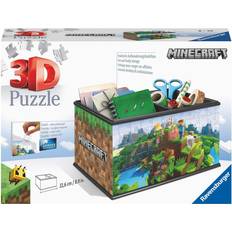 8 Perinteiset Palapelit Ravensburger Aufbewahrungsbox Minecraft108p 3D Palapeli