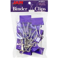 Desktop Stationery Jam Paper 1 1/2" 12pk Colorful Binder Clips