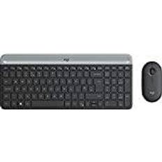 Tastaturen Logitech Slim Wireless Combo MK470